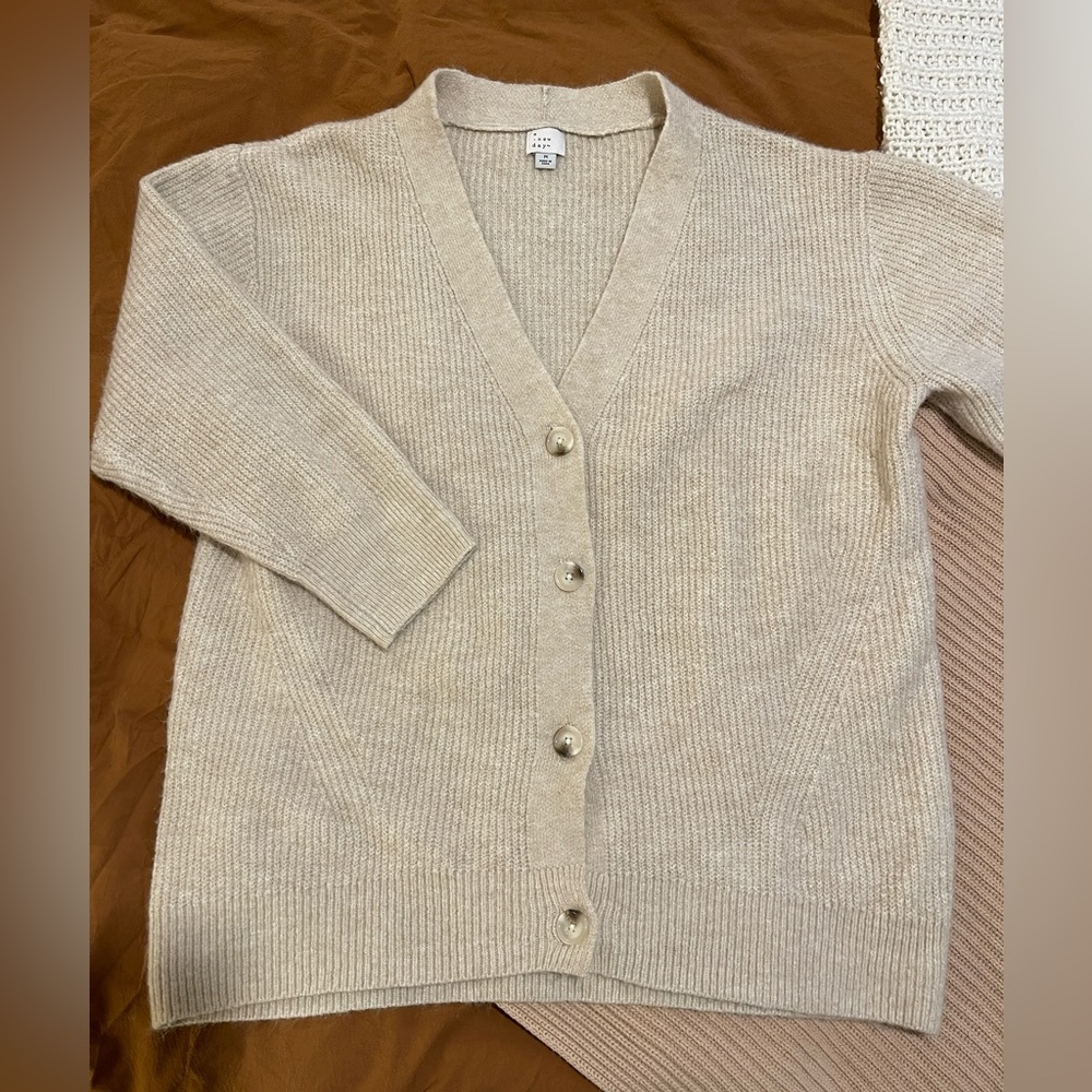 A New Day Button Up Oversized Cardigan Sweater